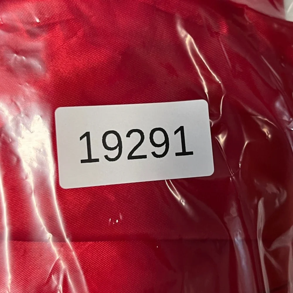 Vintage Vienna Raiders Varsity Jacket Mens L Red Satin Football Bomber USA Made